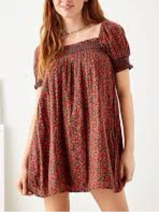 American Eagle Outfitters Dresses & Skirts - AMERICAN EAGLE Women’s Floral Smocked Puff Sleeve Babydoll Dress XS